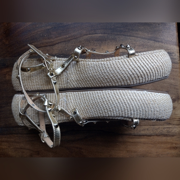 Jessica Simpson Gold Pascha Platform Sandals Size 11 - Picture 6 of 8